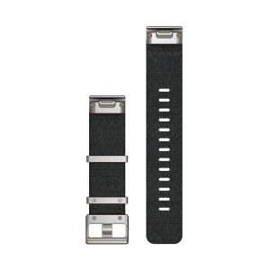 Garmin curea nailon QuickFit 22 cu model jacquard - negru - Img 2