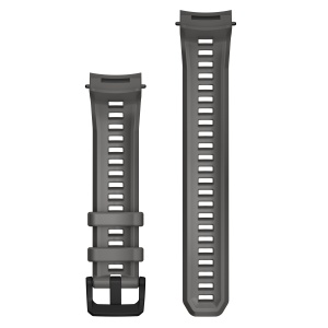 Garmin curea silicon cu latime de 22mm gri Charcoal - pentru Instinct E 45 mm - Img 2