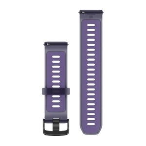 Garmin - curea silicon - Quick Release 22 - Mov imperial translucid I Indigo cu carcasa slate - Img 2