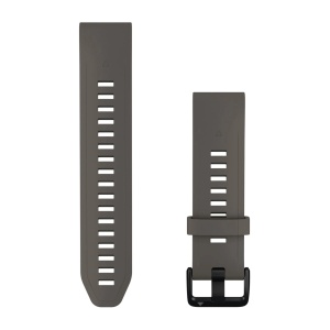 Garmin - curea silicon - QuickFit 20 watch band - Pebble Gray Silicone
