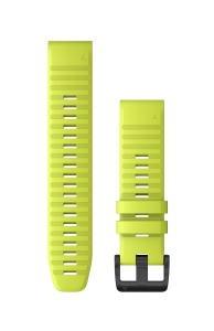 Garmin curea silicon QuickFit 22 - galben fluo