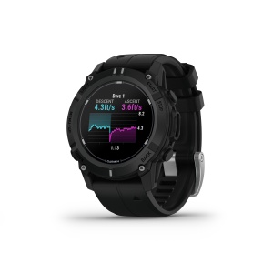 Garmin Descent G2 - 45 mm AMOLED negru - computer scufundări și smartwatch robust cu GPS - Img 4