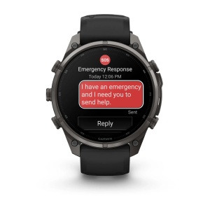 Garmin Fenix 9 Pro AMOLED inReach - 47 mm Titan DLC Carbon Gray - Smartwatch Multisport Premium cu AMOLED - Img 7