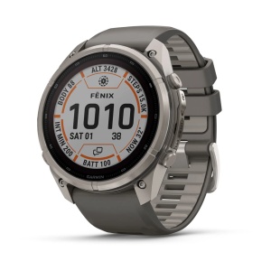 Garmin Fenix 9 Pro Solar inReach - 51 mm Titan Gray - Smartwatch Multisport Premium cu Ecran Solar