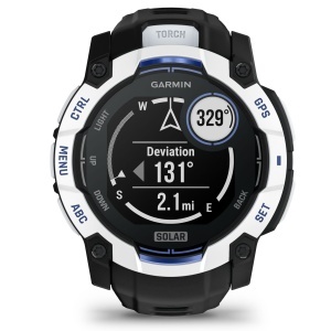 Garmin - Instinct 3 - 45 mm AMOLED - Black with Bolt Blue | Black Band - Img 127