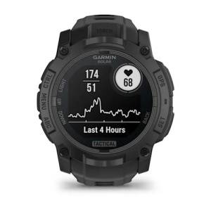 Garmin - Instinct 3 - 45 mm AMOLED - Black with Bolt Blue | Black Band - Img 147
