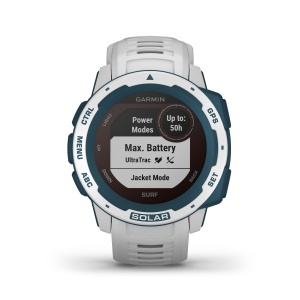 Garmin - Instinct Solar Surf edition - Cloudbreak - ceas inteligent cu GPS cu functii avansate pentru sport si incarcare solara - Img 6