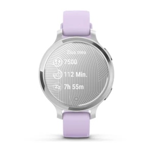 Garmin - Lily 2 Active - Argintiu, curea de silicon Purple Jasmina - Img 7