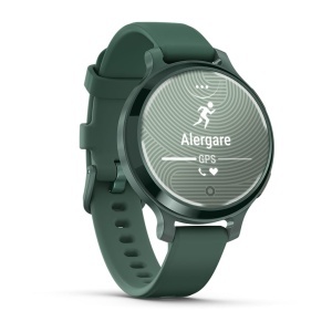 Garmin - Lily 2 - Active - Jasper Green Bezel with Jasper Green Silicone Band - Img 4