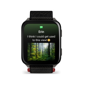 Garmin - Venu X1 - smartwatch cu GPS și AMOLED - Negru cu spate din titan argintiu și curea din nailon ComfortFit neagră - Img 3