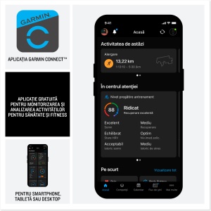 Garmin - Venu X1 - smartwatch cu GPS și AMOLED - Negru cu spate din titan argintiu și curea din nailon ComfortFit neagră - Img 13