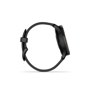 Garmin - vivomove Trend - Ramă Neagra din oţel inoxidabil - carcasa neagra - bratara silicon neagra - Img 6