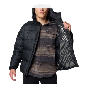 Geaca Puf Barbati Columbia Pike Lake II Hooded Black - Img 3