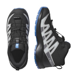 Ghete Copii Salomon XA Pro V8 Mid Wp Black-Monument-French Blue - Img 4