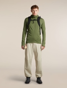 Icebreaker - hanorac - Merino 260 Quantum IV LS Zip Hood - Sphagnum - L - Img 4