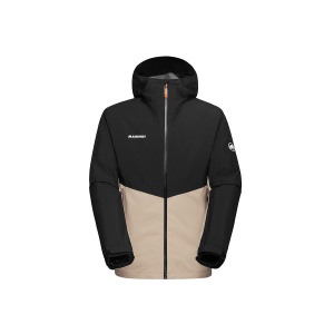 Jacheta Barbati Mammut Alto Light 3 in 1 HS Hooded Savannah-Black