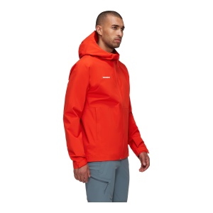 Jacheta Barbati Mammut Linard Light HS Hooded Mammut Red - Img 4