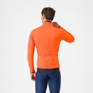 Jachetă ciclism Castelli Alpha 150 - portocaliu/gri | izolație extremă -2°C - Img 2