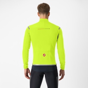 Jachetă ciclism Castelli Perfetto RoS 2 - galben fluo/argintiu reflex | GORE-TEX - Img 2