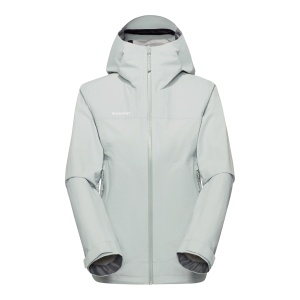 Jacheta Femei Mammut Crag HS Hooded Silver Sage - Img 2