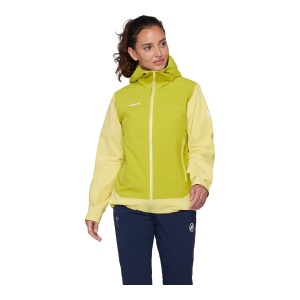 Jacheta Femei Mammut Crag HS Hooded Yellow
