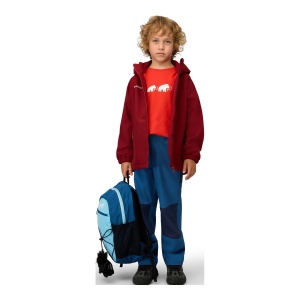 Jacheta Softshell Copii Mammut Ultimate Comfort SO Hooded Dark Mammut Red - Img 4