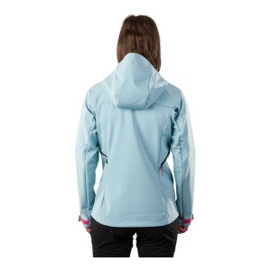 Jacheta Softshell Femei Northfinder Windproof Hiking Softshell Damaris Skyblue - Img 5