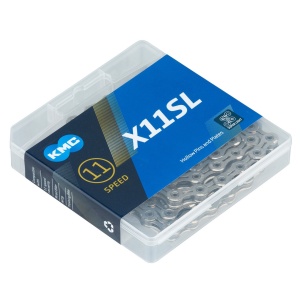 Kmc - Lant Bicicleta X11 SL, 11 viteze, 118 zale - argintiu - Img 2