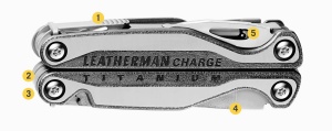 Leatherman - multi-tool 19 functii Charge + TTi 832528 Stainless Steel - argintiu - Img 5