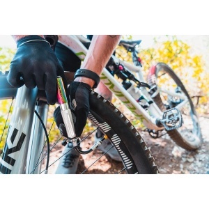 Lezyne - mini pompa - Hand Pump Pocket Drive Pro - 160 psi | 11 bar - neo metallic | silver - 98g - Img 4