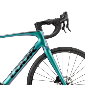 Look - bicicleta sosea de anduranta - Optimum 2 Disc - Campagnolo Chorus - Verde Albastru Cameleon - Img 3