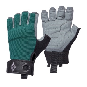 Manusi Alpinism Black Diamond Femei W Crag Half-Finger Green