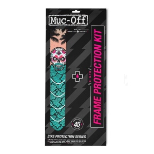 Muc-Off - set stickere protectie cadru bicicleta Frame Protection Kit E-MTB - albastru verzui Day of the shred