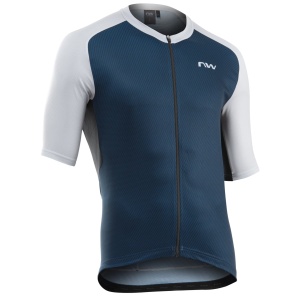 Northwave - tricou ciclism cu maneca scurta Force Evo - albastru inchis gri deschis - Img 1
