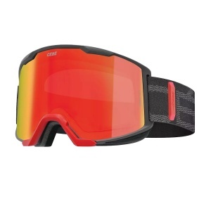 Ochelari Schi Unisex Cebe Stormer Black-Red Cat. 1-3 One Size