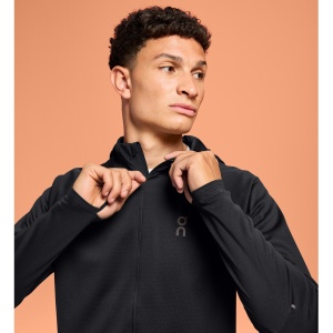 On Cloud - jacheta vreme rece barbati cu fermoar si gluga Climate Zip Hoodie - negru - Img 2