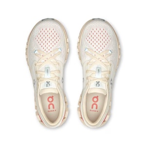 On - pantofi alergare - Cloud X 4 W - crem | roz - Img 2