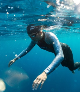Orca - costum neopren pentru femei Freedive Zen 1 P wetsuit - negru gri alb - Img 6