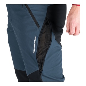 Pantaloni Barbati Northfinder Softshell 10K/10K Anatol Navy Black - Img 3