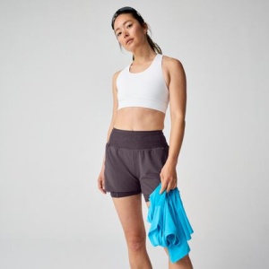Pantaloni scurți alergare Brooks High Point 3" 2-in-1 Short 2.0 damă - mov - Img 3