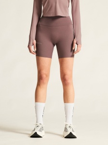 Pantaloni scurți alergare Craft Hypervent Short Tights damă - mov - Img 2