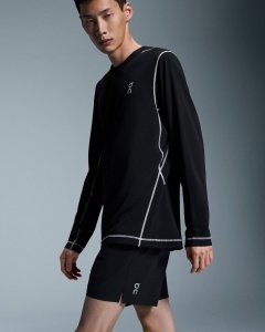 Pantaloni scurți On 5" Core Shorts - negru | stretch 4 direcții - Img 3