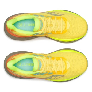 Pantofi alergare Saucony Triumph 23 - galben Vizigold | Laurel | PWRRUN PB - Img 5