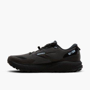 Pantofi alergare trail Brooks Divide 6 GTX bărbați - negru cu bleu - Img 4