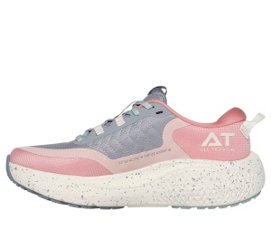 Pantofi alergare trail Skechers GO RUN Supersonic Max A/T damă - mov prăfuit - Img 3