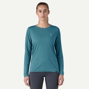 Patagonia - bluza - W Capilene Cool Daily Graphic Waters - Albastru - Img 2