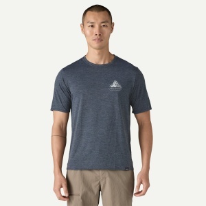 Patagonia - tricou - M Capilene Cool Daily Graphic Lands - Albastru - Img 2