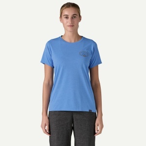 Patagonia - tricou - W Capilene Cool Daily Graphic Lands - Portocaliu - Img 2