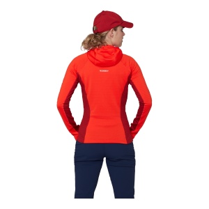 Polar Femei Mammut Taiss ML Hooded Mammut Red-Dark Mammut Red - Img 3