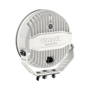 Proiector LED Firefly 9″ 146W, 6000K, rază 450m, lumină de conducere și poziție, 12076 lm, rezistent la apă și praf (IP67), carcasă aluminiu alb, lentilă transparentă, Strands - Img 3